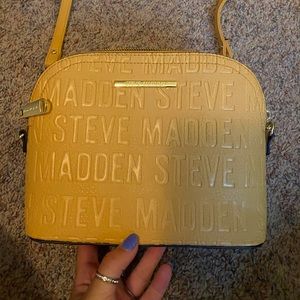 Yellow Steve Madden satchel purse